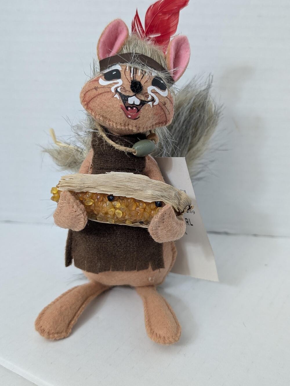 Annalee 6in Indian Native Girl Chipmunk Doll with Tag